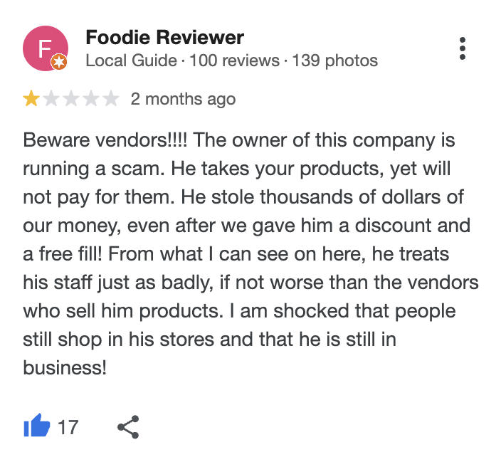Foodie Reviewer
